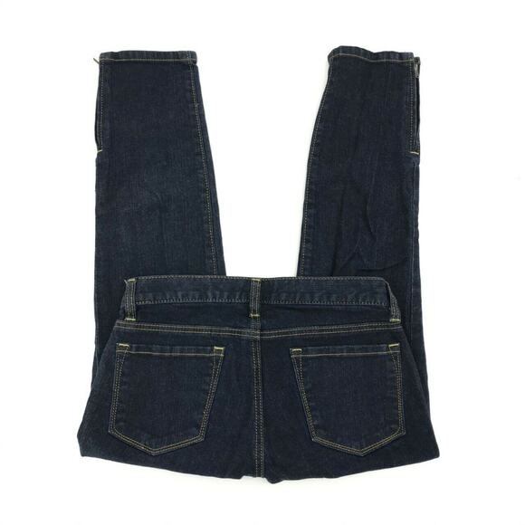 Ann Taylor LOFT Women's Modern Crop Jeans Size 2 Dark Wash Stretch Leg Zip NWOT - Picture 7 of 7